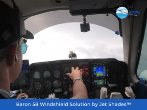 Baron 58 Windshield Solution by Jet Shades
