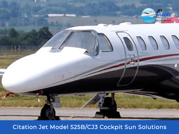 Citation Jet 525B/CJ3 Cockpit Sun Solutions by Jet Shades