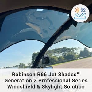 Robinson R66 Generation 2 Professional Series Windshield & Skylight Solution