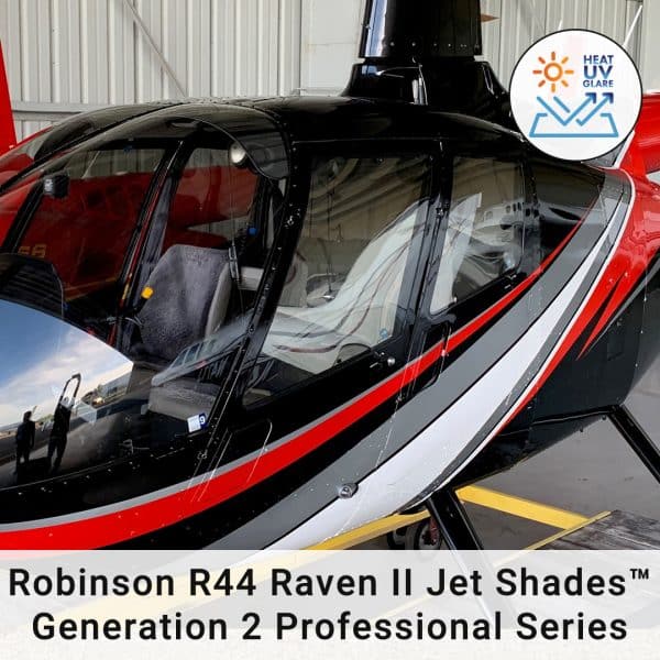Robinson R44 Raven II Generation 2 Professional Series Cockpit & Cabin Total Solutions by Jet Shades
