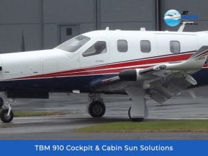 TBM 910 Cockpit & Cabin Sun Solutions by Jet Shades