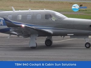 TBM 940 Cockpit & Cabin Sun Solutions by Jet Shades