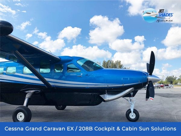 Cessna Grand Caravan EX/208B Cockpit & Cabin Sun Solutions by Jet Shades