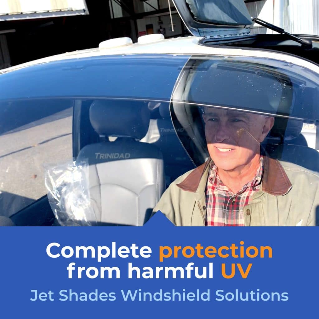 Socata TB20 Trinidad Windshield Solution by Jet Shades