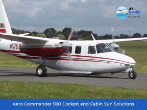 Aero Commander 500 Cockpit & Cabin Sun Solutions by Jet Shades