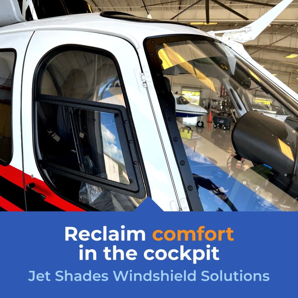 Airbus H125/AS350 Generation 2 Windshield + Skylight Solution Jet Shades