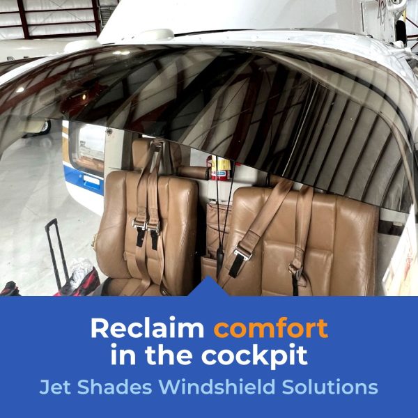 Bell 407 - View from outside Jet Shades