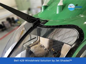 Bell 429 Windshield Solution by Jet Shades