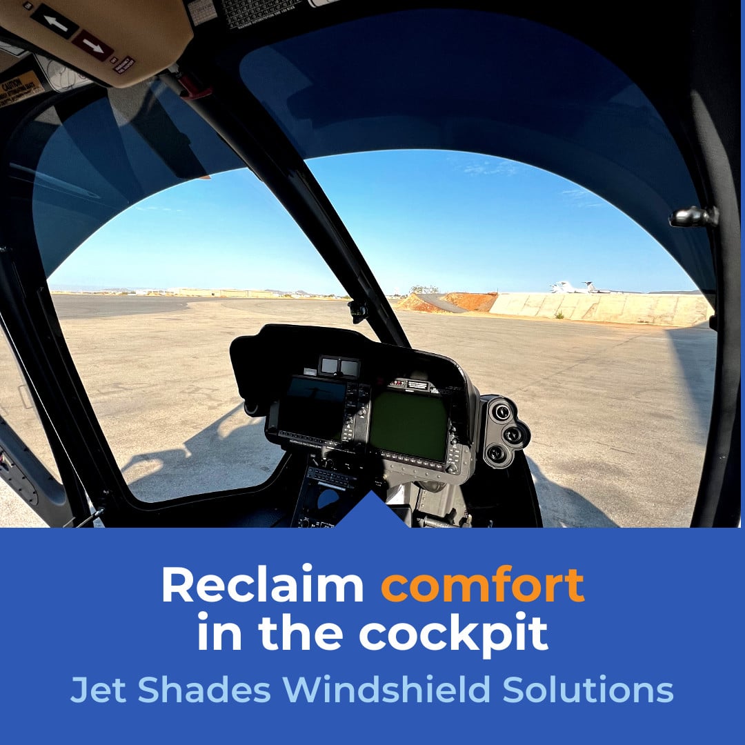 Bell 505 Windshield - Pilot Comfort