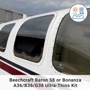 Beechcraft Baron 58 or Bonanza A36/B36/G36 Ultra-Thins Kit by Jet Shades