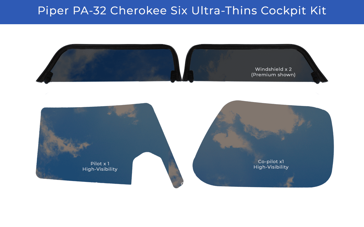 Piper PA32 Cherokee Six Ultra-Thins Total Aircraft KitCirrus SR20/22/22T Ultra-Thins Cockpit Kit