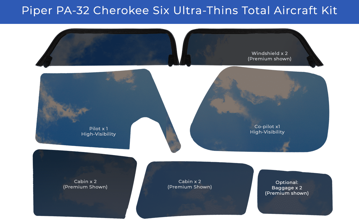 Piper PA32 Cherokee Six Ultra-Thins Total Aircraft Kit