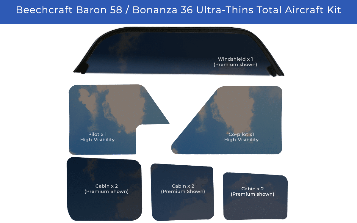 Beechcraft Bonanza 36 / Baron 58 Ultra-Thins Total Aircraft Kit