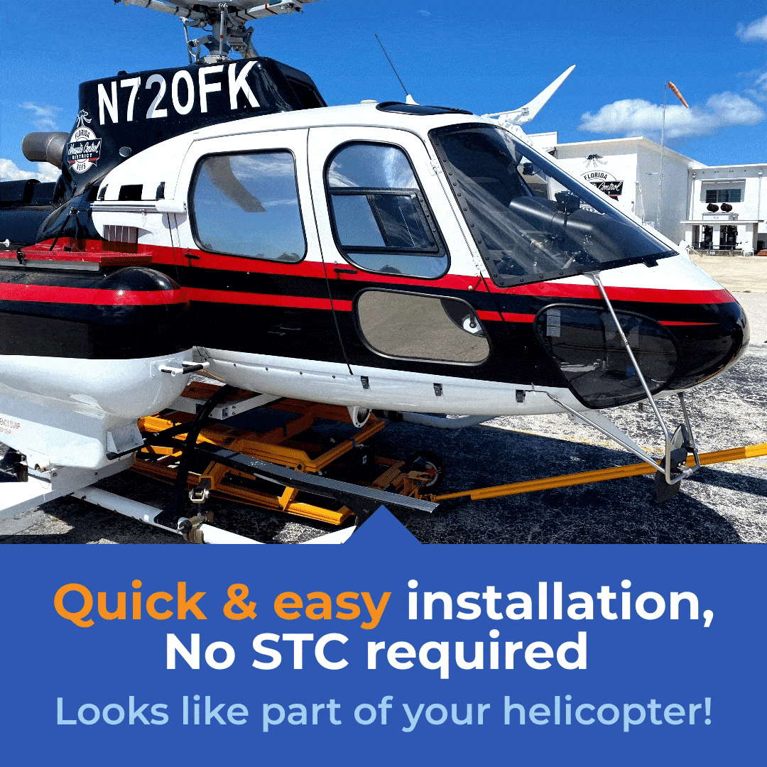 Jet Shades for Airbus H125 install quick and easy