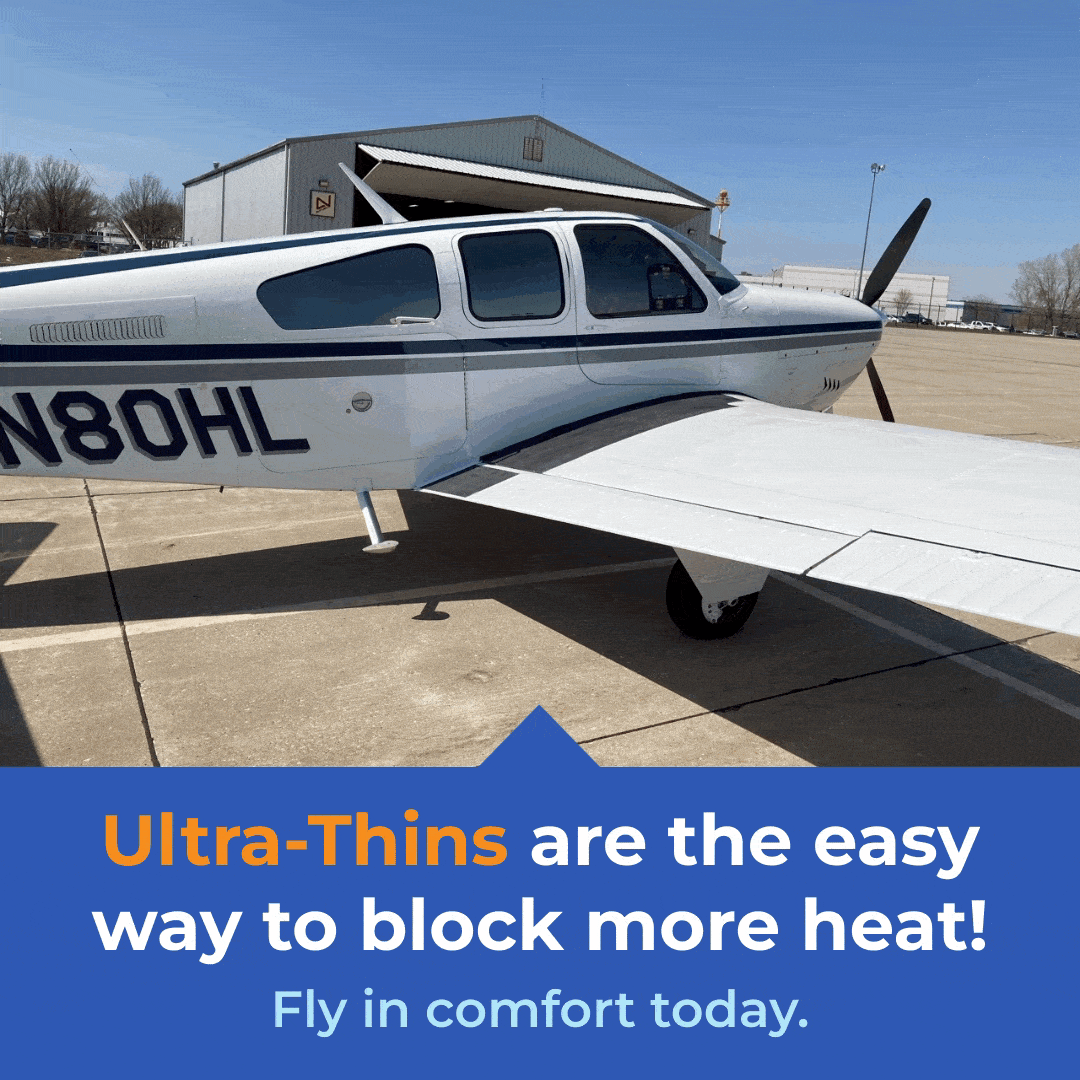 Ultra-Thins by Jet Shades block the heat