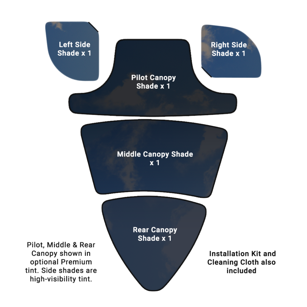 Van’s RV8 Jet Shades™ Kit