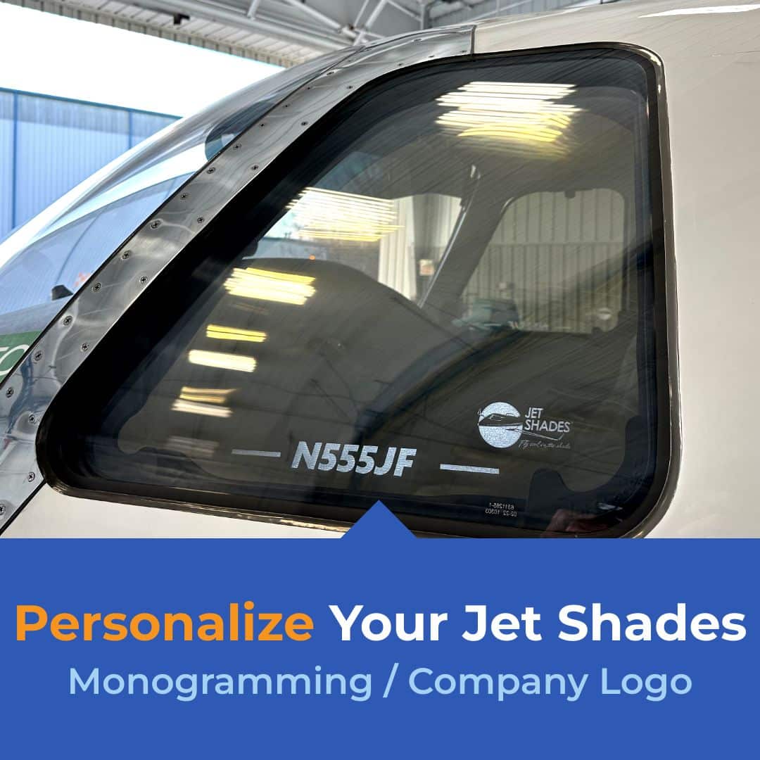 Personalize your Jet Shades with Monogramming