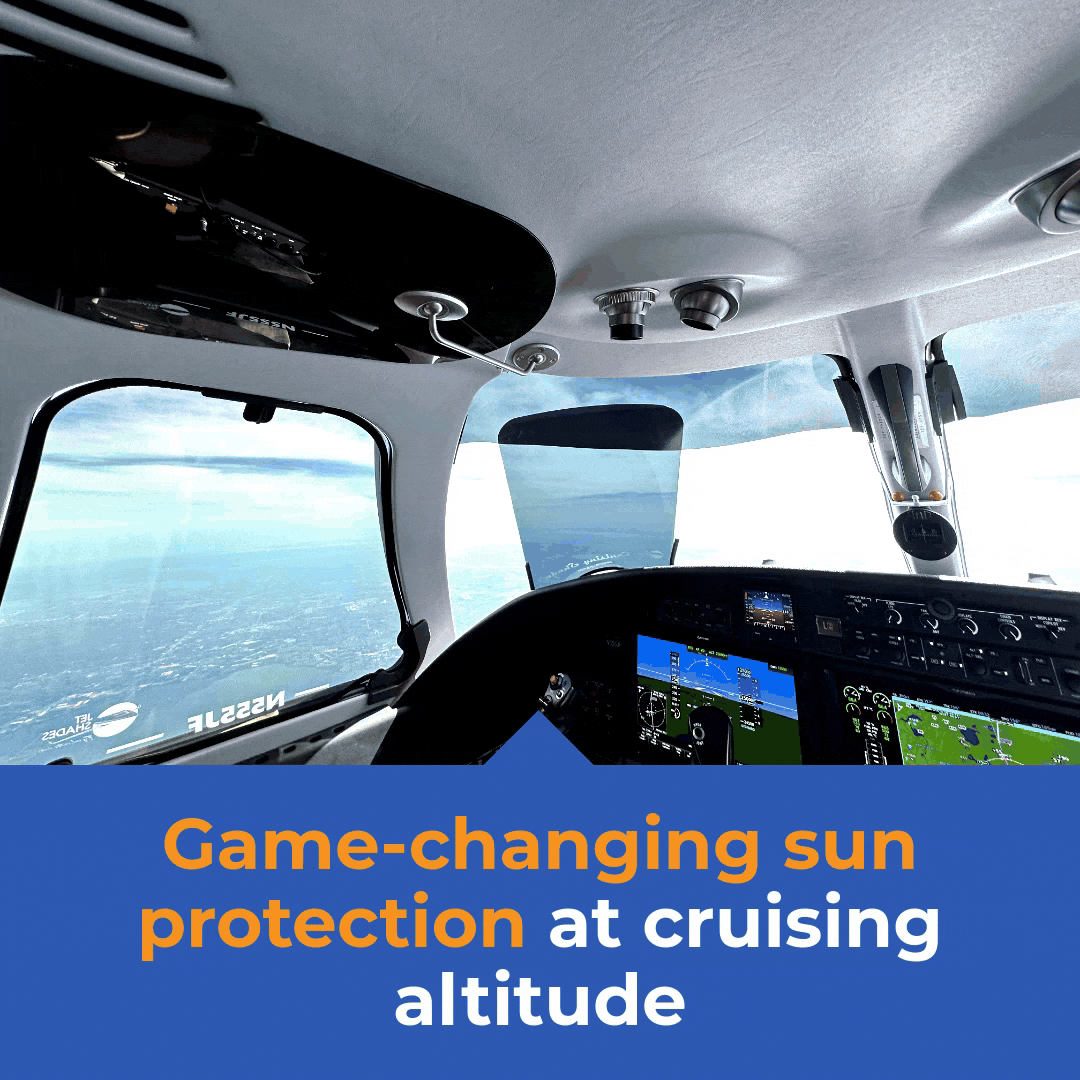 Cruising Shades - Precision Sun Protection at Level Flight