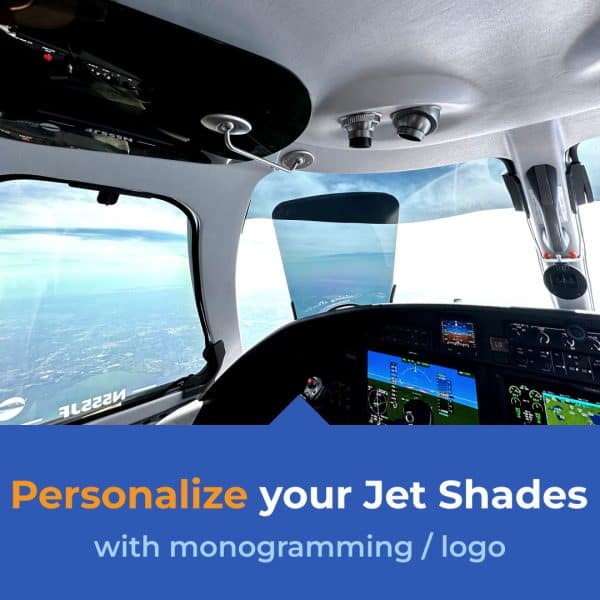 add monogram or logo to Jet Shades