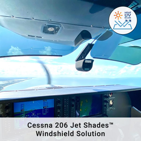 Cessna 206 Jet Shades Windshield Solution