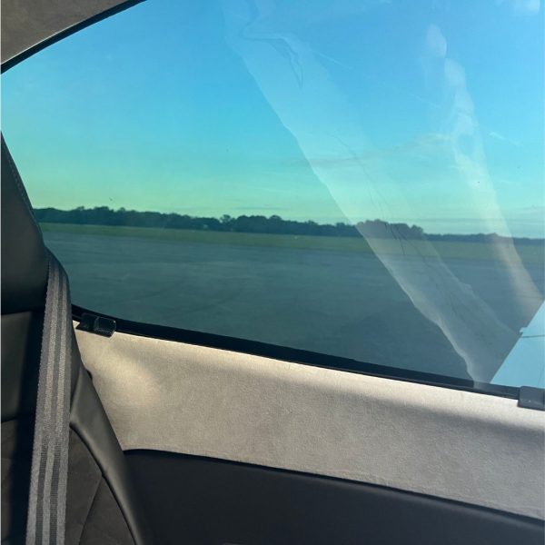 Cirrus G7 Rear Window Interior view with Jet Shades