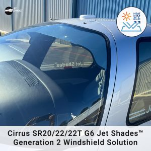 Cirrus SR20/22/22T G6 Jet Shades Generation 2 Windshield Solution