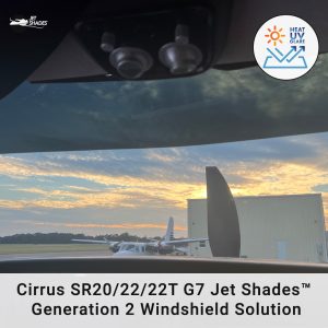 Cirrus G7 Generation 2 Windshield Solution by Jet Shades