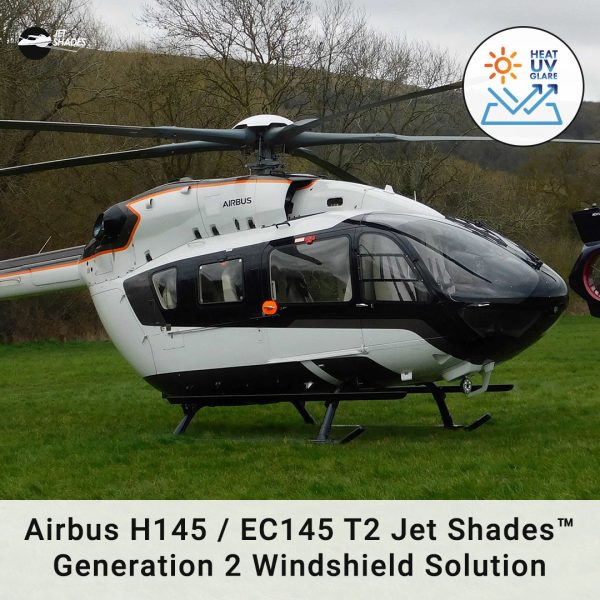 Airbus H145 Jet Shades Generation 2 Windshield Solution