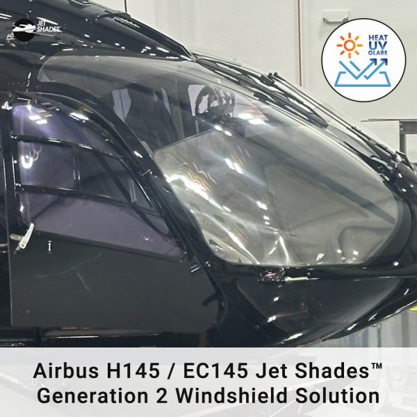 Airbus H145 Jet Shades Generation 2 Windshield Solution