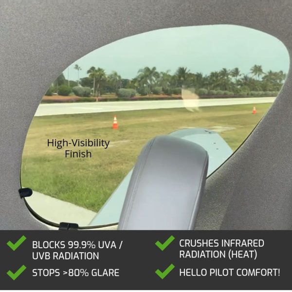 Evolution Turbine pilot/copilot window with Jet Shades